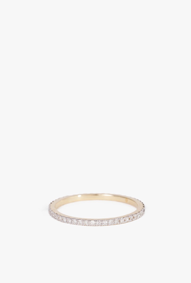B/W Diamond Eternity Band