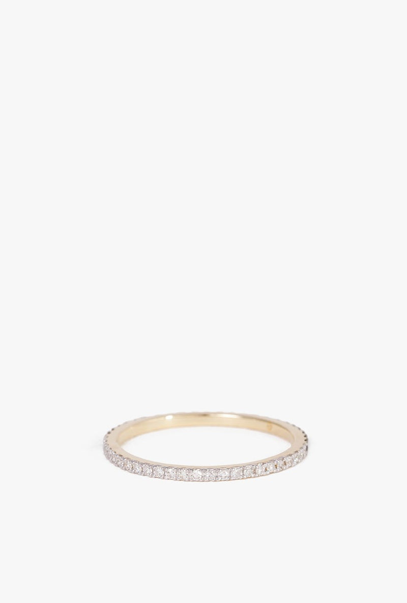 B/W Diamond Eternity Band