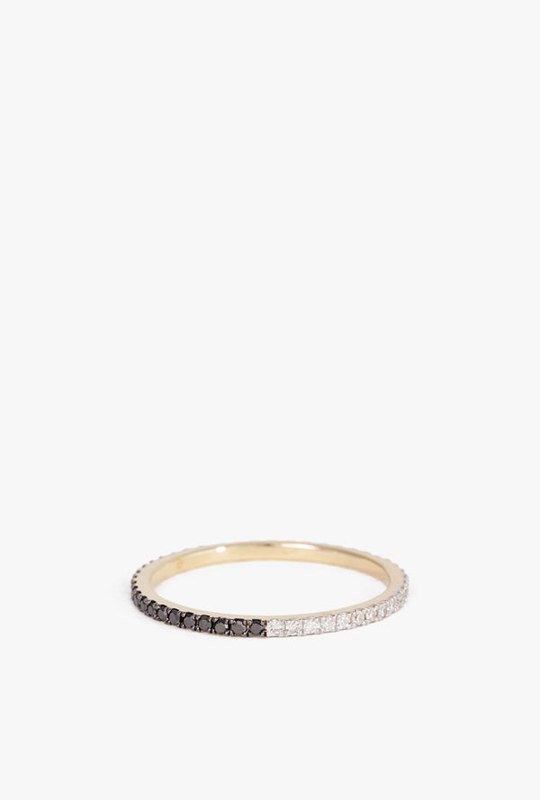 B/W Diamond Eternity Band