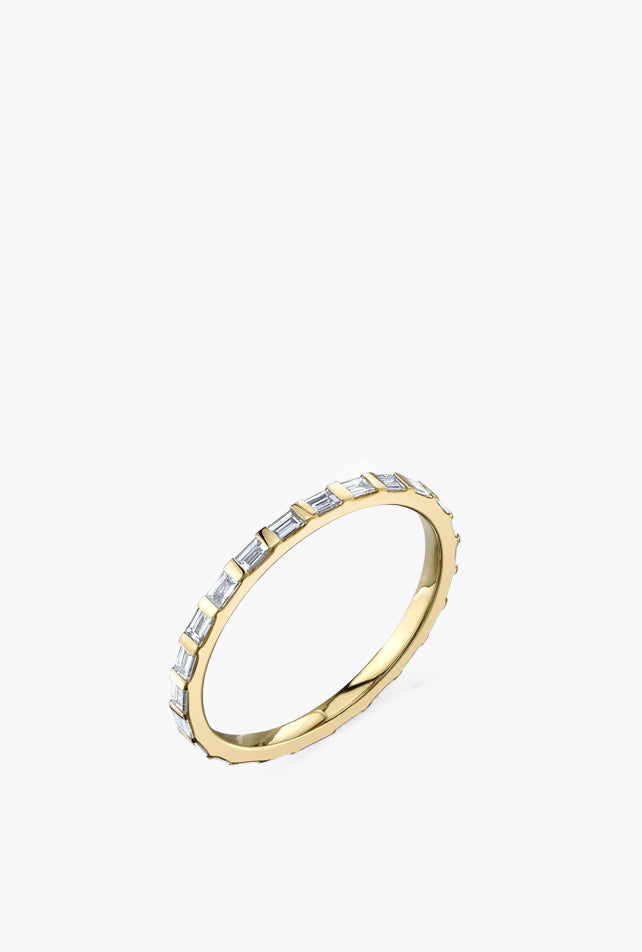 Baguette Axis Ring