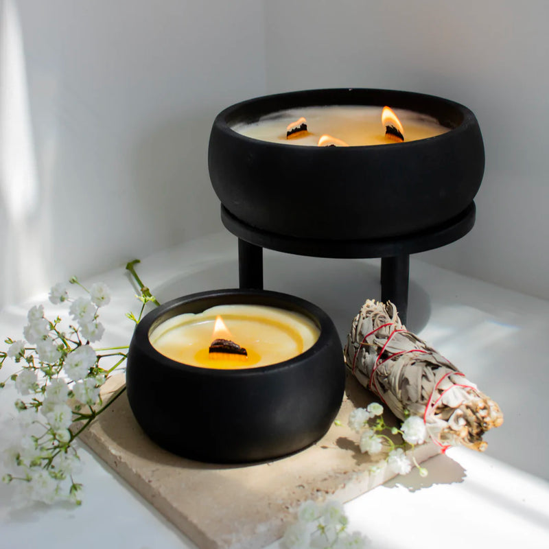 Pause Coconut Soy Candle in Black