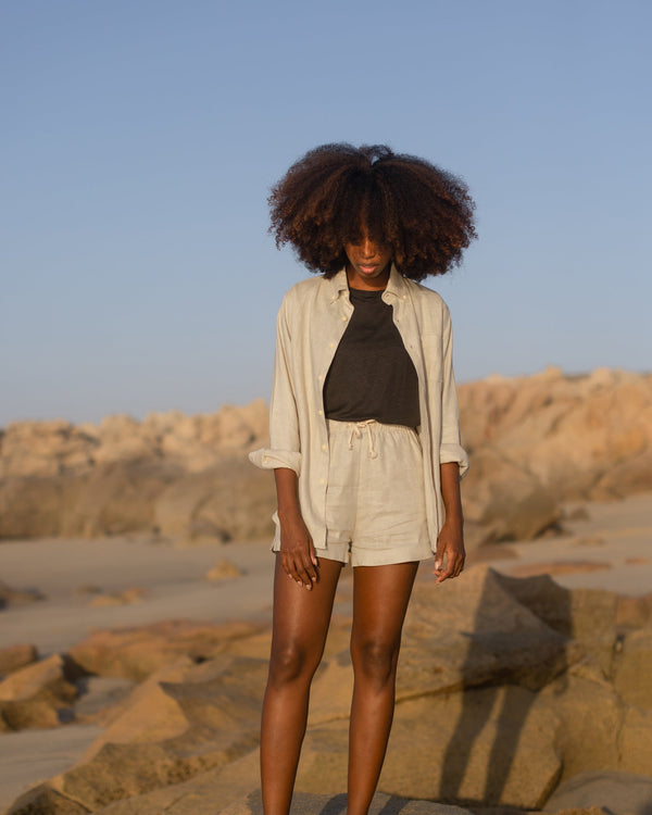 Bo Shorts | Bone