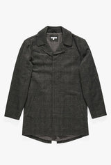 Brooklyn Plaid Trench Jacket