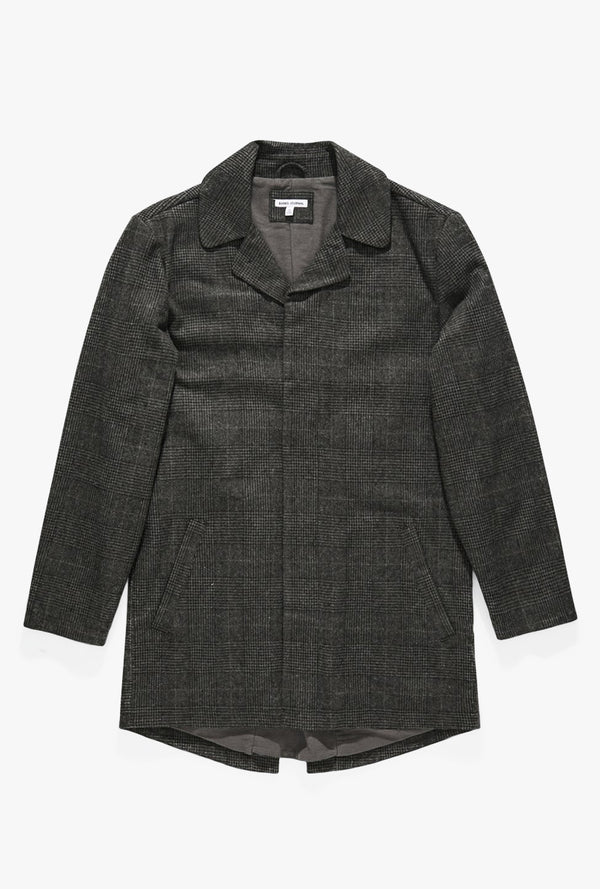 Brooklyn Plaid Trench Jacket