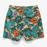 Lei Day Elastic Boardshort in Light Lemon