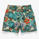 Lei Day Elastic Boardshort in Light Lemon