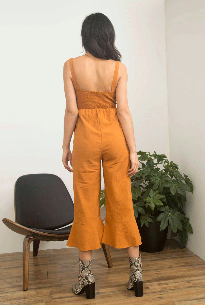 Calla Ruffle Cami  Jumpsuit
