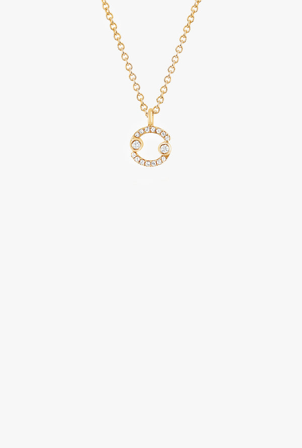 Diamond Cancer Necklace