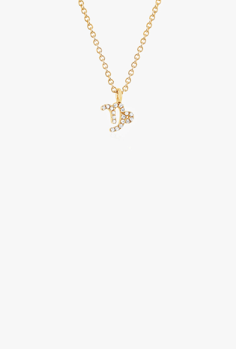 Diamond Capricorn Necklace