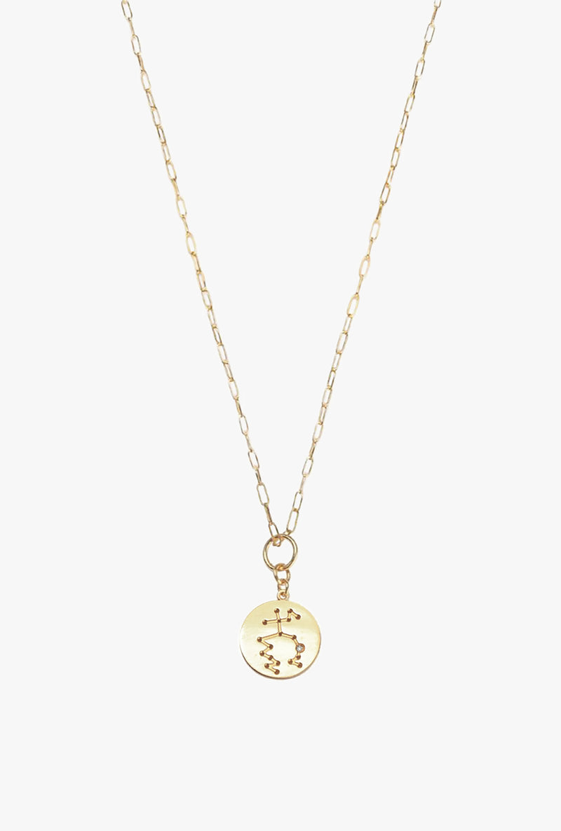 Constellation Aquarius Charm Necklace