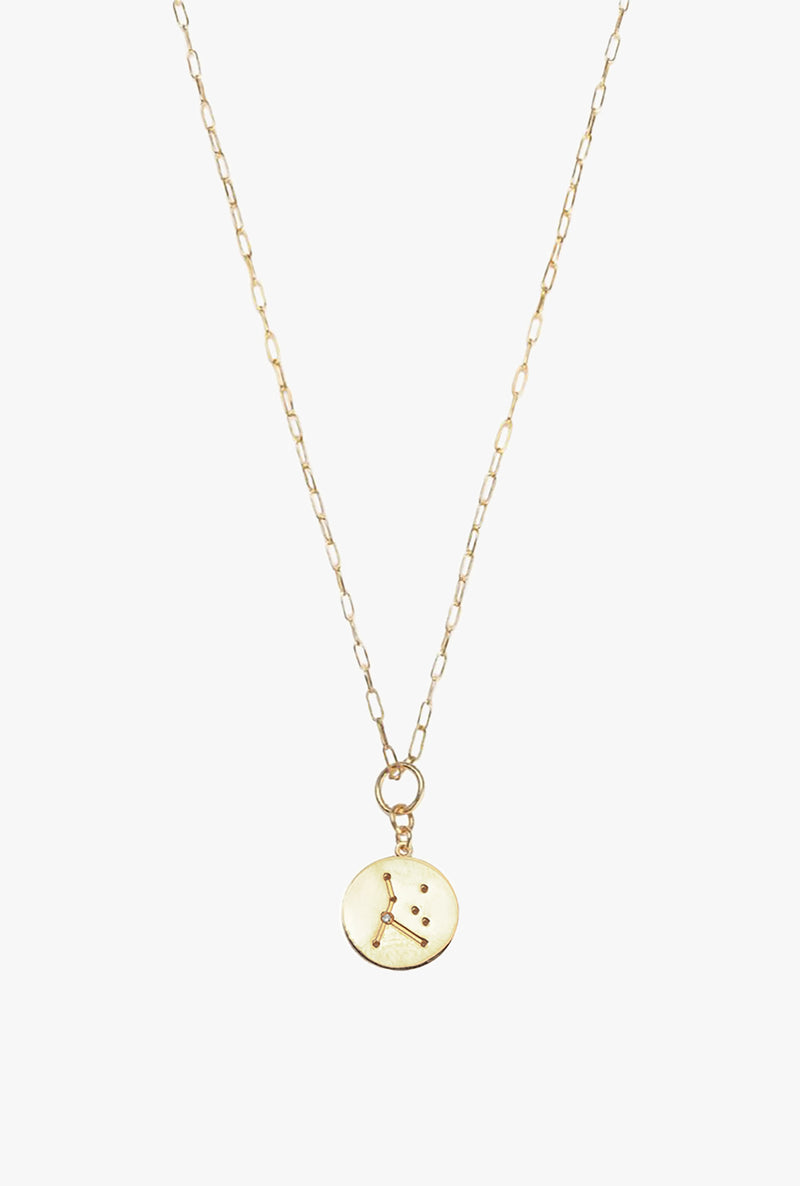 Constellation Cancer Charm Necklace