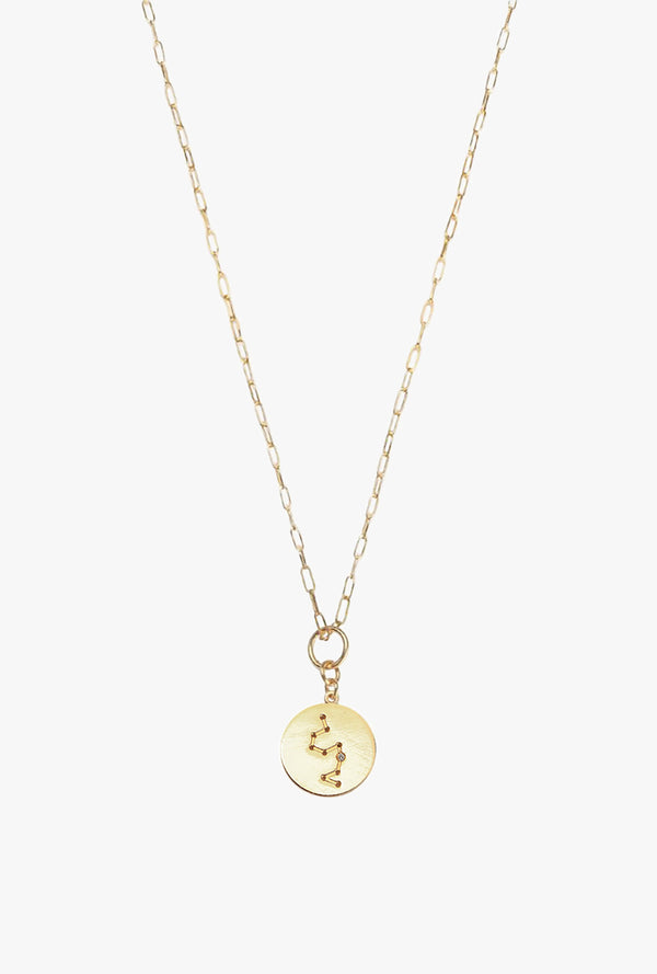 Constellation Leo Charm Necklace