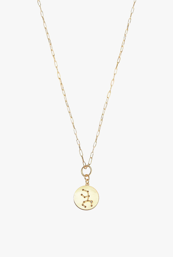 Constellation Virgo Charm Necklace