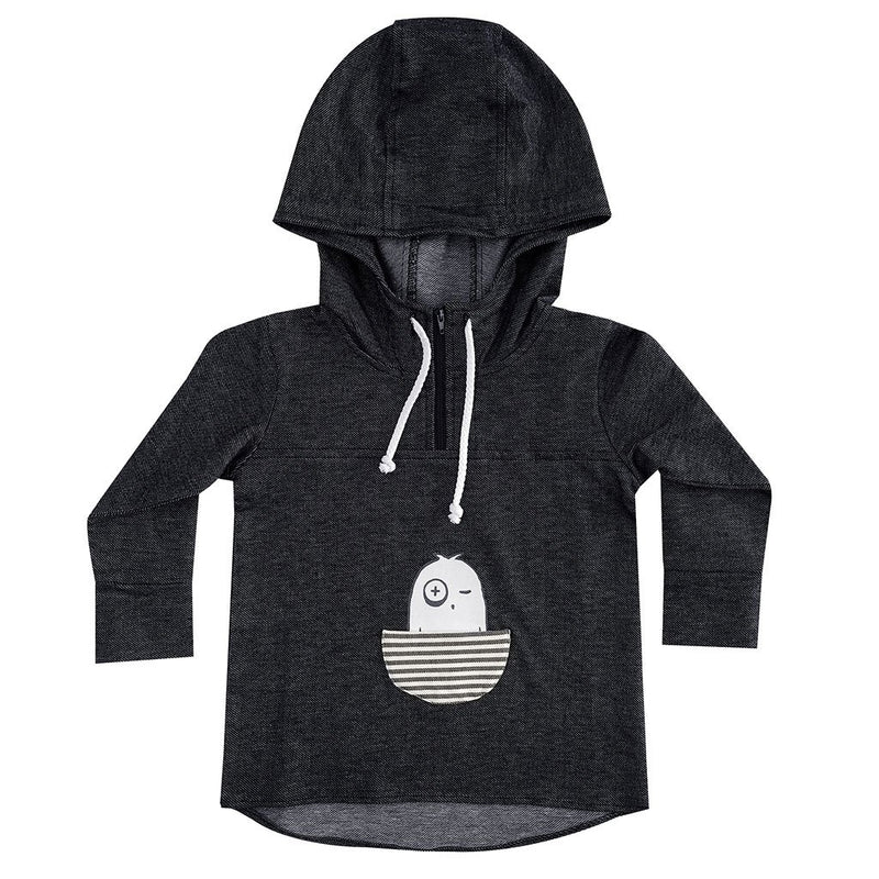 Denim Pullover Hoodie - Blue - LIMITED EDITION