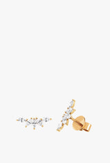 Diamond Marquise Fan Earrings