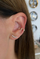 Diamond Marquise Fan Earrings