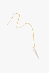 Dia Dagger Threader Earring - Single
