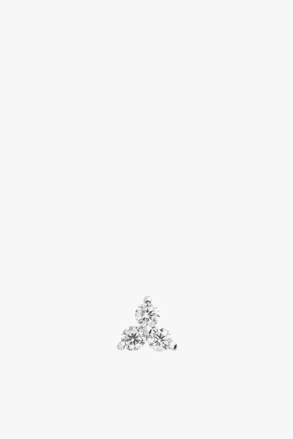 Diamond Trio Stud Earring