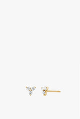 Diamond Trio Stud Earrings
