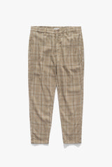 Downtown Check Pants in Bone