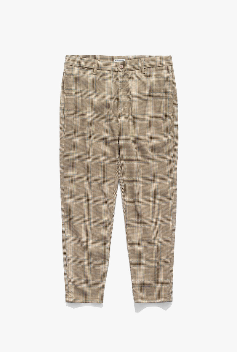 Downtown Check Pants in Bone