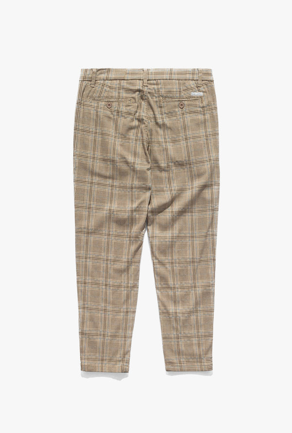 Downtown Check Pants in Bone