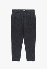 Downtown Gingham Pant in Dirty Black