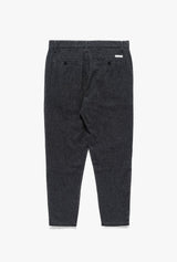 Downtown Gingham Pant in Dirty Black