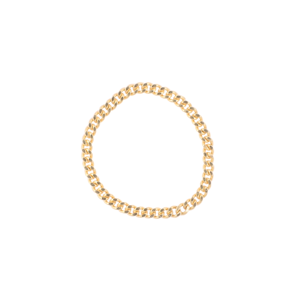 14k Curb Chain Ring