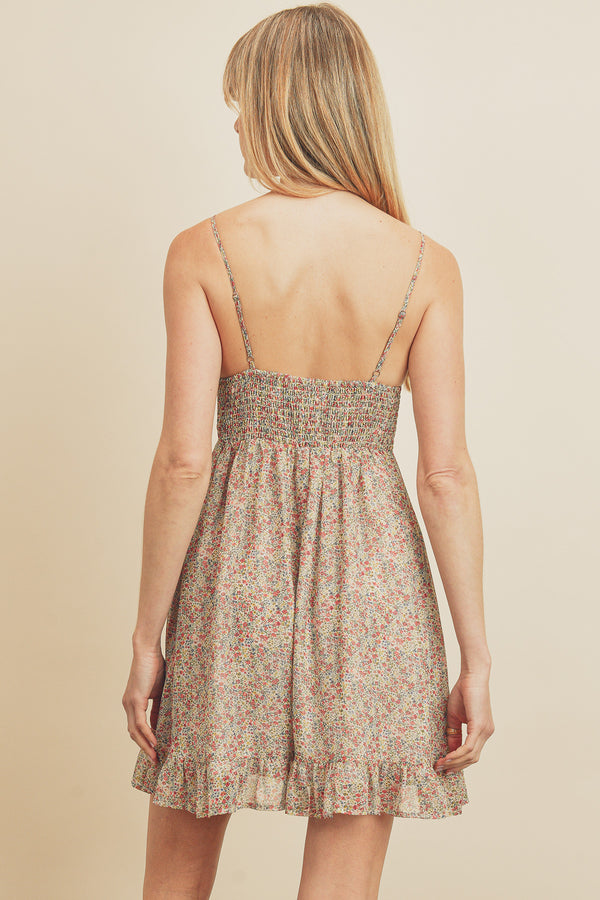 Babydoll Mini Dress in Ivory