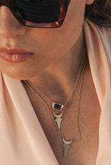 Freja Necklace with Precious Stone