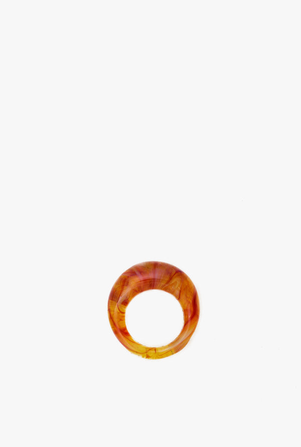 Glass Ring in Exotic Grapefruit