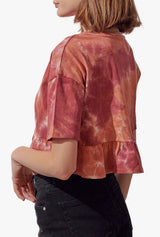 Jayme Tie Dye Cropped Tee