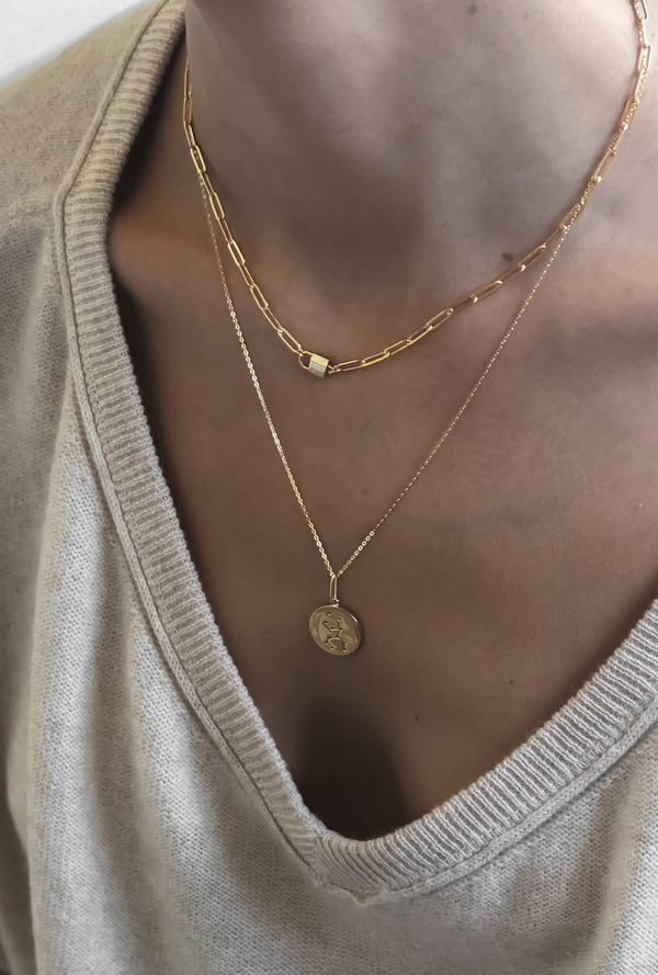 Jessa Lock Necklace