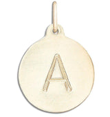ALPHABET CHARM WITH PERSONALIZED ENGRAVING