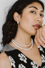 Almond Huggie Hoops