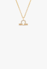 Diamond Libra Necklace