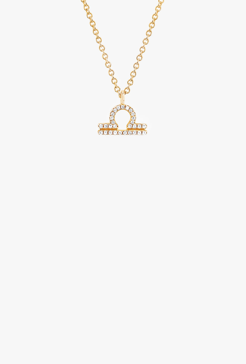 Diamond Libra Necklace