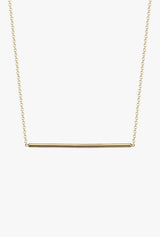 Line Necklace in Yellow Gold