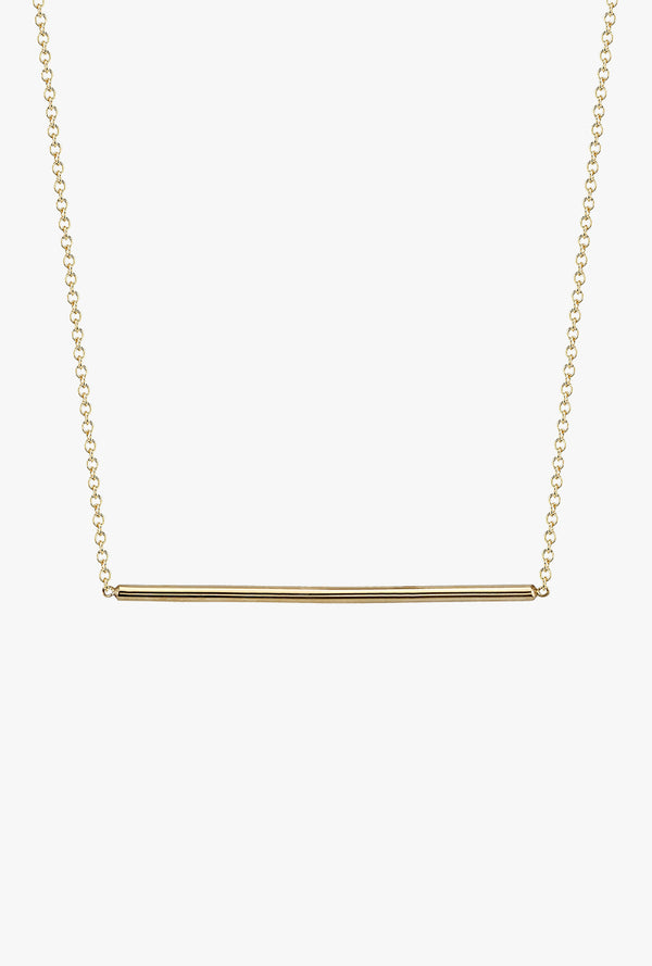 Line Necklace in Yellow Gold