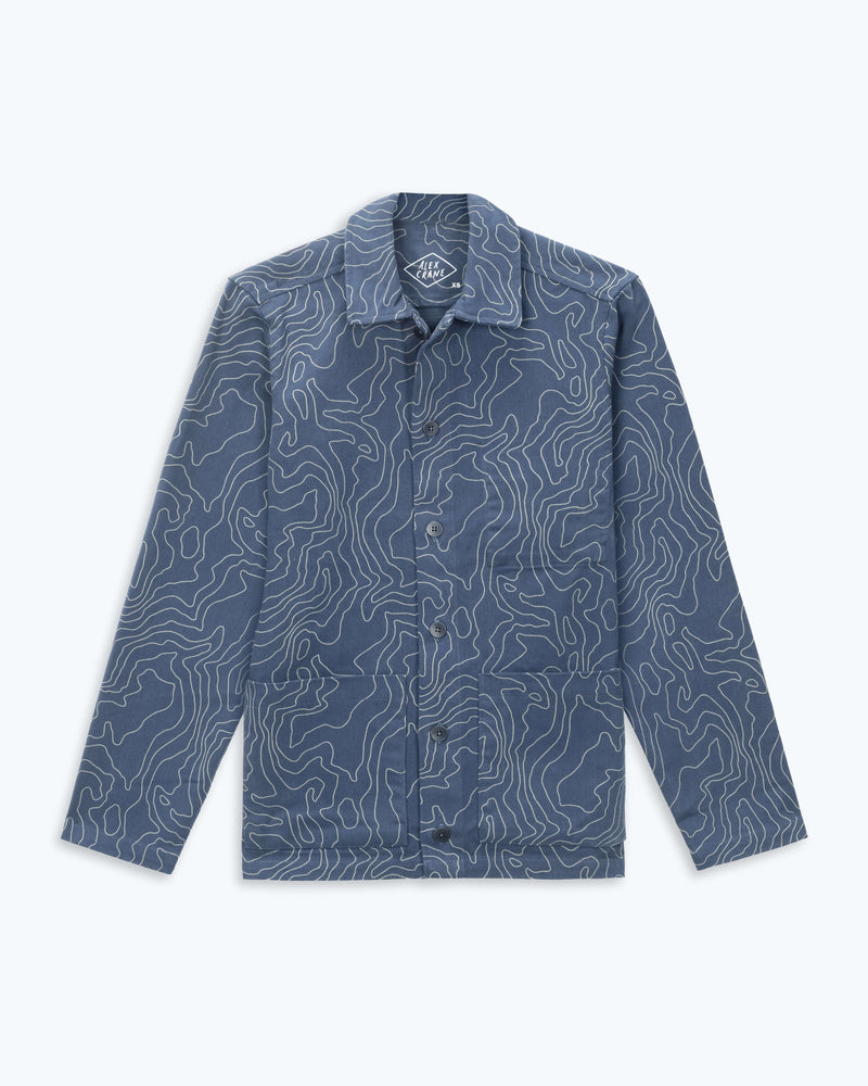 Canvas Kite Jacket / River Maps