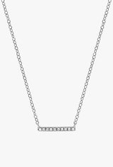 Diamond Mini Bar Necklace