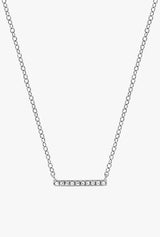 Diamond Mini Bar Necklace
