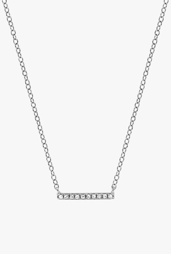 Diamond Mini Bar Necklace