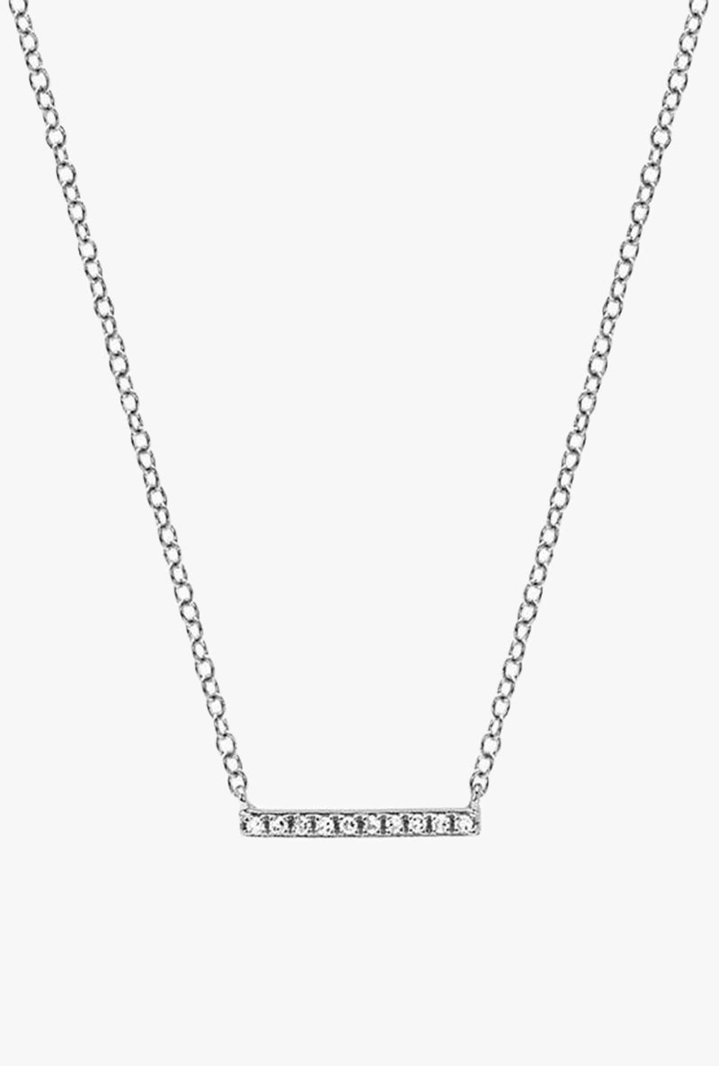 Diamond Mini Bar Necklace