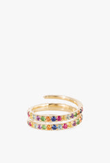 Multi Colors Eternity Band