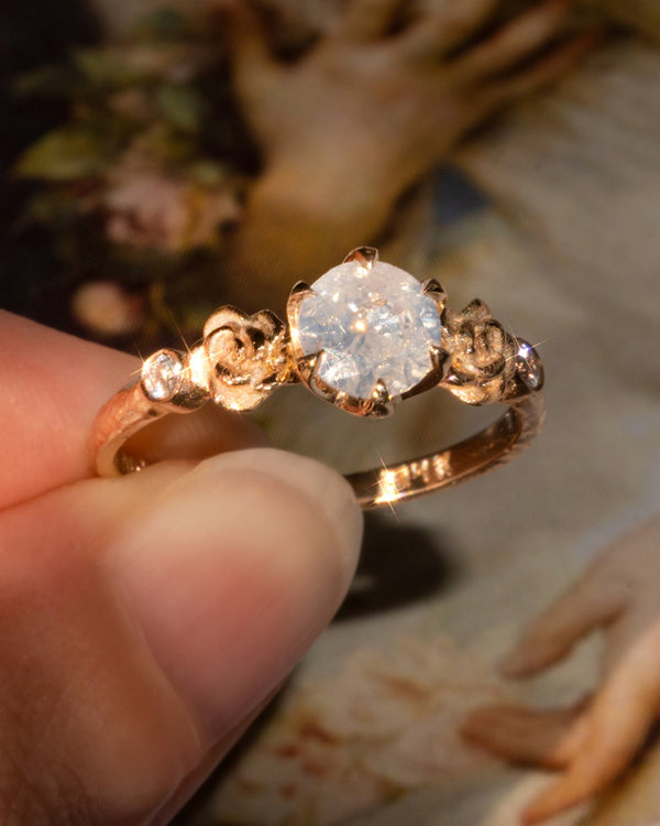 Icy Diamond Flora Ring