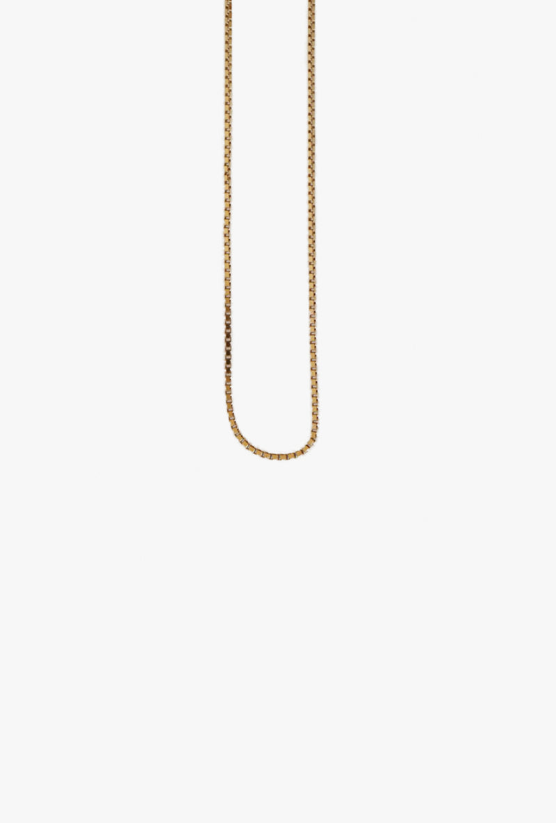 15" NY Box Chain Necklace