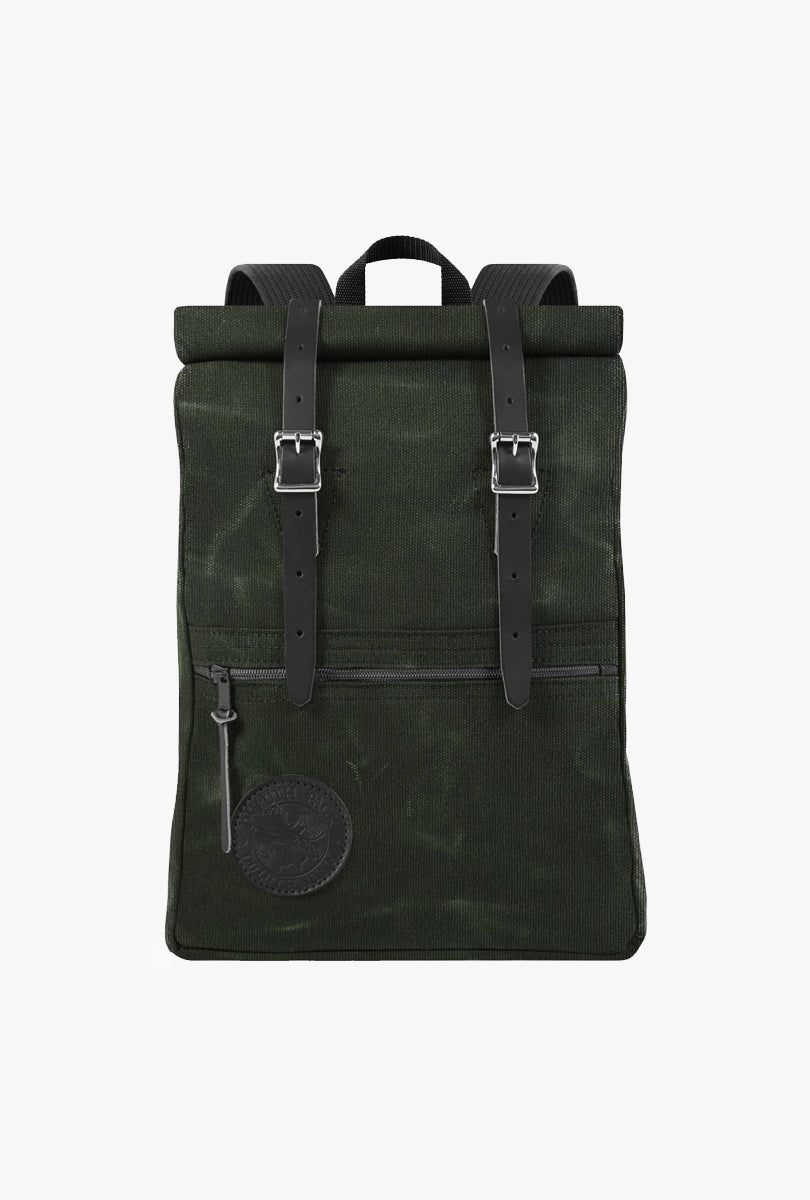 Roll-Top Scout Backpack in Wax
