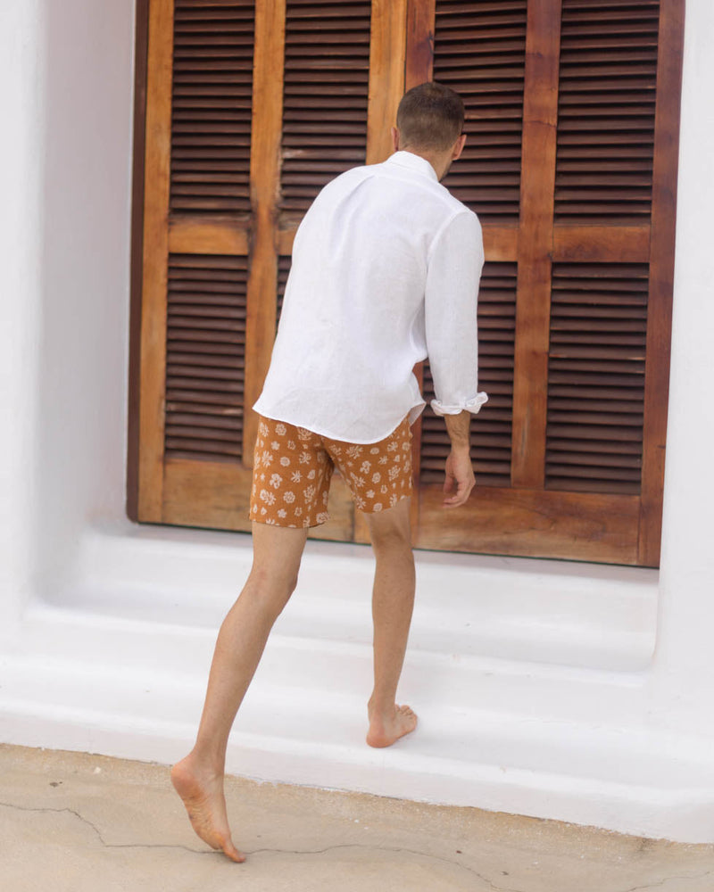 Bo Shorts / Flowers Rust